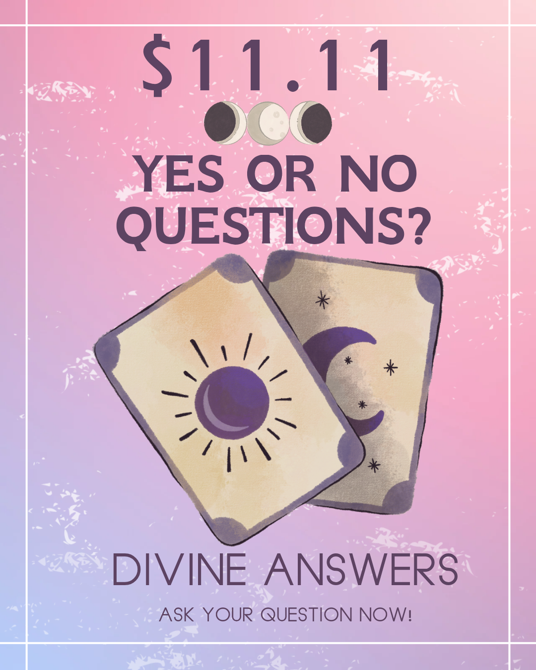 YES OR NO? QUESTIONS?