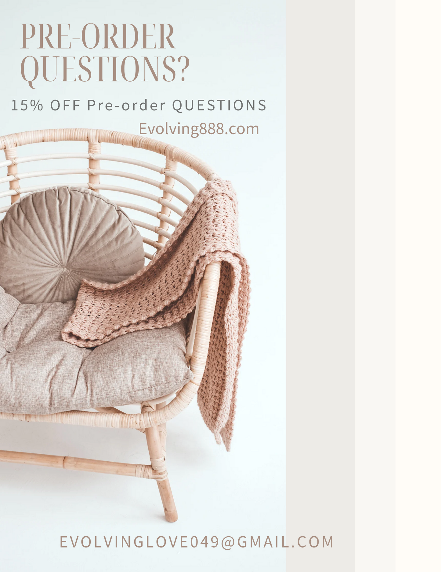 PRE-ORDER LIVESTREAM QUESTIONS?